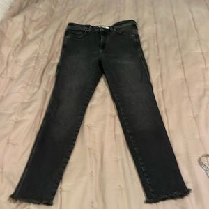We the Free by Freepeople RawHigh Rise Jegging 29 black NWOT